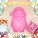 Textured Santa Claus Squishy Fidget Toy, Slow Rebound Stress Relief Christmas Toy, Tactile Anxiety Relief Desk Fidget for Adults, One-of-a-Kind Holiday Relaxation Toy