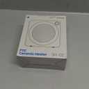 Gaiatop Mini Space Heater, Lightweight PTC Ceramic Fast Heating 500W Energy Efficient for Indoor Use, Overheating & 45 Tip-Over Protection, Portable Desk Electric Heaters for Office Home Black