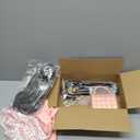 FancyFun 8 Pcs Old Lady Costume for Kids, 100 Days of School Costume for Girls Grandma Wig Granny Outfit Old Person Dress Up Set A 5-7Y