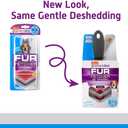 Hartz Groomer's Best Fur Fetcher De-Shedder Dog Brush,Black