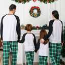 VNVNE Family Christmas Pjs Matching Sets for Women/Men/Couples/Adults, Holiday Xmas Reindeer Elf Plaid Pajamas Sleepwear (L)