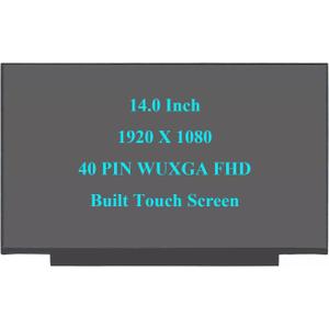 New NV140FHM-T09 V8.1 SD11J53862 5D11J53859 5D11J53861 Replacement Laptop FHD 40 pin 14in LCD Touch Screen Digitizer Display Panel for BOE0A38, for Lenovo Thinkpad T490 T490s T495 T495s