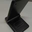 25W Wireless Charger, Foldable 2 in 1 Wireless Charging Station for Apple iPhone 16/16 Pro/15/14/13/12/11/Plus/SE/X/Airpods,PDKUAI 15W Fast Dual Wireless Induction Charge Stand for Samsung/LG (Black)