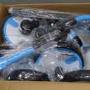 Besrey 5-in-1 Toddler Tricycle with Push Handle, Grow with Me Kids Trike for 1-3 Years, Adjustable Parent Steering, Balance Bike & Tricycle, Safety Seat with Backrest (Light Blue)