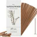 Incense Sticks 60 Pack, Natural Fragrance, Ideal Choice for Yoga, Meditation and Relaxation, Air Purifying Aromatherapy and Long-Lasting Burn
