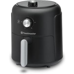 Toastmaster 2.6 Quart Air Fryer - Instant Air Fryer with 2.46 Liter Capacity - Kitchen Appliance for Healthy Cooking - Compact Appliance with Slide-Out Basket - Oil-Free Kitchen Gadget