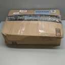 Bedsure Queen Size Comforter Set Mineral Blue, Boho Tufted Bed Set, Checkered Farmhouse Shabby Chic Bedding, 3 Pieces, 1 Plaid Geometric Comforter and 2 Pillow Shams