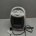 Comfort Zone Oscillating Indoor Space Heater, Portable, Ceramic, Electric, Energy-Efficient, Adjustable Thermostat, Tip-Over Switch, Overheat Protection, Ideal for Home, Bedroom, Office, 1500W, CZ449E (Gray)