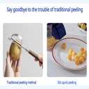 Electric Garlic Peeler, 50W Motor with Stainless Steel Blade, Rechargeable Cordless Automatic Peeler for Grape,cherr tomato,Fruit & Vegetable - Kitchen Tool (Blue-1PC)