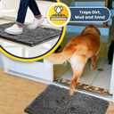 Muddy Mat | Super Absorbent Door Mat Indoor, Microfiber Quick Dry Chenille Entryway Rug, Non-Slip Front Door Mat, Indoor Mats for Entryway, Machine Washable Pet Rug, Grey 30"x19"