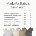 Ergobaby Embrace Newborn Baby Carrier for Infants 0-12 Months (7-25 lbs) - Ergonomic 2-Position Infant Carrier with Head and Neck Support, Hip-Healthy Positioning - Jade Green