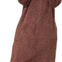 Loiahoer Unisex Animal Poodle Puppy Dog Costume Onesie Pajamas Halloween Costume Christmas Pajamas Gifts for Women & Men (Brown)