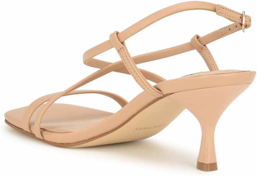 Nine West Women's Haya Helled Sandal (Beige)