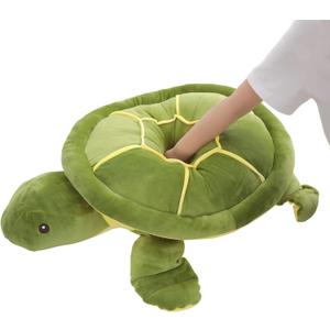 20 Inch Green Sea Turtle Stuffed Animals Soft Plush Toys Body Pillows Ocean Turtle Plushies, Gifts for Boys, Girls, Girlfriend, Birthday, Halloween, Christmas