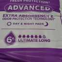 Poise Advanced Ultimate Absorbency Incontinence and Postpartum Long Pads, 108-Count