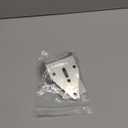 Hinge #1 Replacement Part for Light Commercial Garage Door Silver Galvanised Iron Garage Door Hinge Bracket Shaft Piece Hinge for Replacing Worn or Damaged Garage Door Hinge