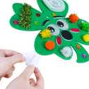 36 Sets St. Patrick's Day Irish Lucky Shamrock Ornaments Decorations DIY St. Patrick's Day Craft Kits Foam Shamrock Four-Leaf Clover Shaped Ornaments for Kids Classroom Activity Luck Gift Art Project