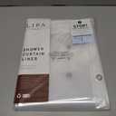 LiBa Bathroom Shower Curtain - Waterproof Plastic Shower Curtain Premium PEVA Non-Toxic with Rust Proof Grommets Clear 10G Heavy Duty Bathroom Accessories 72x84