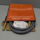 GasSaf 8FT 3/8" ID Natural Gas Hose, Natural Gas Grill Hose Conversion Kit Suitable for Weber Grills, Blackstone Griddles, Generator, Patio Heater (with Sealing Tape)