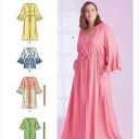 Simplicity SS9603GG Misses' Caftan and Wrap Sewing Pattern Packet, Design Code S9603, Sizes 26W-28W-30W-32W