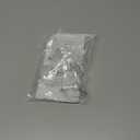 Hangerspace Suction Cup Hooks, 2.5 Inches Clear Suction Cups with Metal Hooks Large Suction Cup for Kitchen Bathroom Shower Wall Window Door - 8 Pack