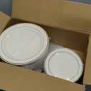 FOCUSLINE Gold Plastic Plates Set of 60, Disposable Plates with Gold Rim 30 Dinner Plates 10" and 30 Salad Dessert Appetizer Plate 7", Elegant Fancy Heavy Duty Wedding Party Plates