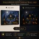 Artiluxy Halloween LED Canvas Wall Art, 16 x 20 Inch
