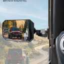JOYTUTUS Mirrors Doors Off Doors On Compatible with Wrangler TJ JK JKU, All Year Used Side Mirrors for Wrangler 1997-2018, Wider View No Vibrate & Wobble, Red