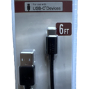 Wireless Gear 6 ft sync and charge cable for USB-C Devices, Pack Of 2 