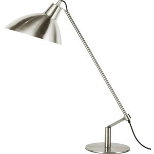 Desk Lamp Modern Industrial 100% Metal Adjustable Table Lamp 24", Natural Light (4000K) with Dimmer, Ideal for Office Bedroom Study Room Living Room Nightstand Bedside Lamps Nickel