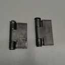 uxcell 2 Pack Heavy Duty Weldable Hinges, 5.43" x 5.2" x 0.26" Weld on Butt Hinge Corrosion and Rust Resistant Folding Metal Gate Hinges for Trailer Doors