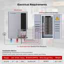 ThermoMate 27kW Tankless Water Heater Electric Max 6.6 GPM ETL Certified