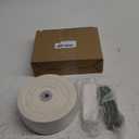 SALI 4 Pack Polishing Wheel for Bench Grinder Buffing Wheel 6 inch White Cotton (50 Ply) for Buffer Polisher Medium Polish Pad 1/2'' Arbor Hole with Polishing Compound Kit