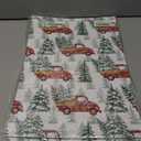 GIOLNIAY Red Truck Christmas Wrapping Paper for Kids Adults - Rustic Holiday Gift Wrap with Farmhouse Trees and Winter Forest Design - 4 Jumbo Sheets, 28" x 40" Each (31 sq. ft ttl), Easy to Store