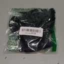 Sewing Beads lace Applique one Pair sew on Pearl Trimming Patch Decorative Accessories for Clothes 2pieces/Bag 11.8X7.08inches (Black)