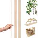 10 PCS Birch Wooden Dowel Rods 24 Inch - Unfinished Long Wood Rod 24" x 1/2" Wooden Dowels for Crafts Sticks 24 inch Birch Craft Supplies & Materials for DIY Projects (1/2" x 24" (10pcs))