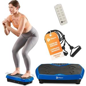 Lifepro Vibration Plate Exercise Machine with Magnetic Acupoints - Full Body Vibration Platform for Beginners and Recovery - Ideal Lymphatic Drainage Massager for Muscle Toning and Overall Fitness