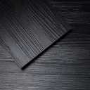 Yun-aeon Black Peel and Stick Floor Tiles 36-Pack 54 Sq Ft Black Stripe Self Adhesive Wood Grain Planks Removable Vinyl Flooring Art Deco for Bedroom Living Room