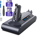 Morpilot Replacement Battery for V10, 25.2V 8000mAh Li-ion Battery Perfectly Compatible with V10 Cyclone V10Animal V10Absolute V10Fluffy V10Motorhead Series Vacuum, 2 Post-Filter Included