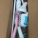 ACEGER 12" Kids Balance Bike with Basket, Toddler Bicycle for Early Learning Leg Strength and Steady Balancing, Durable Frame&Tool-Free Adjustable Seat, Gift Bike for 2-5 Kids, No Brake (pastel duo)