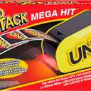 Mattel Games UNO Attack Mega Hit Card Game with Random-Action Launcher with Lights & Sounds & 112 Cards, Kid, Teen & Adult Game Night Gift Ages 7 Years & Older