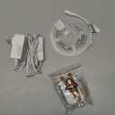 WOBANE Under Cabinet Lighting Kit,Flexible LED Strip Lights Bar,Under Counter Lights for Kitchen,Cupboard,Desk,Monitor Back,Shelf,6.6 Feet Tape Light Set,ETL Listed,120 LEDs,1100lm,2700K WarmWhite