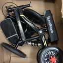 All Terrain Steerable Knee Scooter Crutch AlternativeDeluxe Medical Scooter Double Handbrake,for Adults Injured Ankle & Foot Recovery Scooter in Black