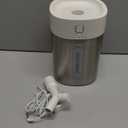 Feekaa Stainless Steel Humidifier Dishwasher Safe, 4L/1Gal Cool Mist Humidifiers for Bedroom, Easy Clean Humidifier Large Room, Humidifiers for Baby Nursery Living Room Office Plant, White