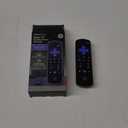 GE Roku Replacement TV Remote Control in Black, For Roku TV, New Open Box