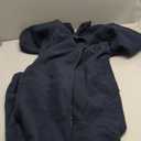 ROZKITCH Dog Winter Coat Soft Fleece Pullover Pajamas, Pet Windproof Warm Cold Weather Jacket Vest Cozy Jumpsuit Apparel Outfit Clothes for Small Medium Large Dog Walking Hiking Sleep Blue XXL (2XL(Back Length:24")