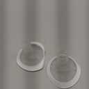 19mm Oval Pump Flanges Compatible with Medela Breast Pump, Replacement Parts Compatible with Pump in Style, Symphony, Swing Maxi Harmony and Personalfit Flex