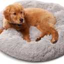 Active Pets Large Dog Bed, Calming Orthopedic Pet Bedding for Anxiety Relief, Joint Support & Comfort, Washable Dog Furniture, S 25lbs, Light Grey