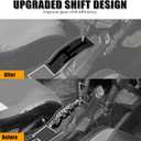 NICECNC Metal Quick Shifter Gate Compatible with Can Am Maverick X3 4x4 XMR Turbo DPS 2020, X3 R 4x4 Turbo DPS 2018, X3 RR 4x4 DS Turbo DPS 2022, See Fiitments Black