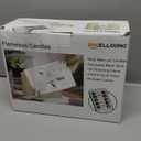 ANGELLOONG Purple LED Candle with Timer, Real Wax Flameless Pillar Candles with Remote, Set of 3 Flickering Electric Battery Operated Candles for Home Decor Halloween Christmas Decoration